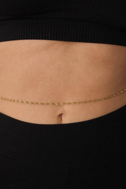 Singapore 925 Silver Waist Chain