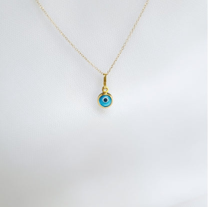 Murano Evil Eye 925 Silver Necklace