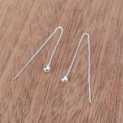 Little Ball Sui Dhaga 925 silver Earring