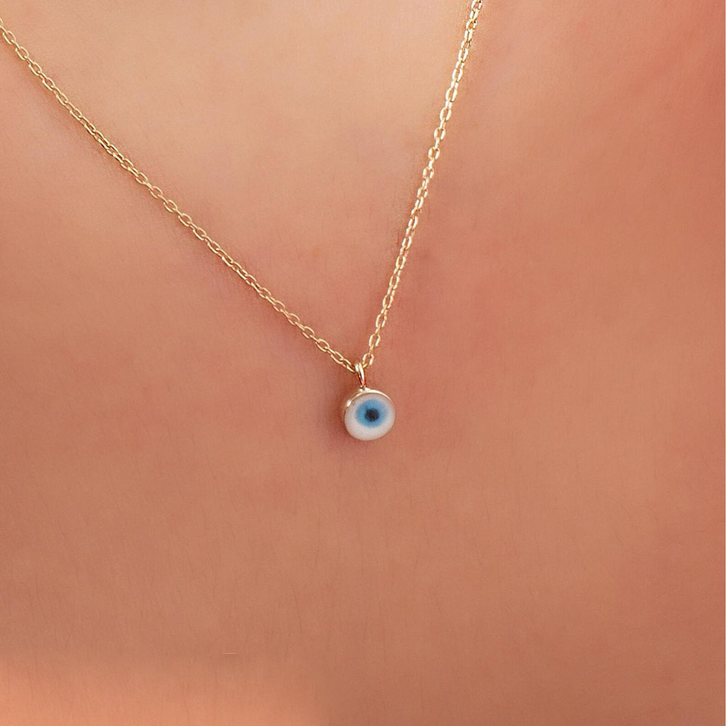 Charm Evil Eye 925 Silver Necklace