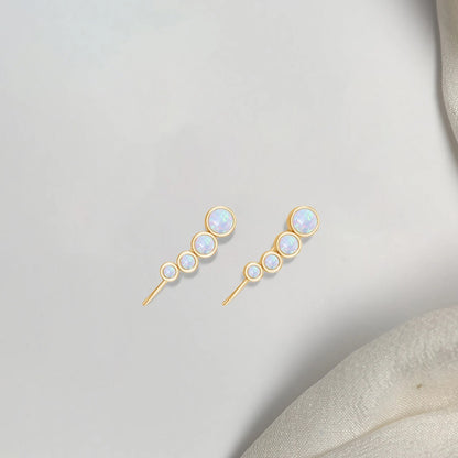 Opal 925 Silver Earring