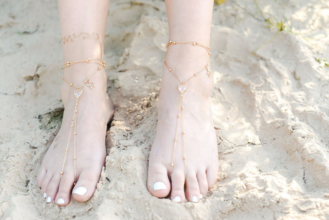 Boho 925 Sliver Foot Chain