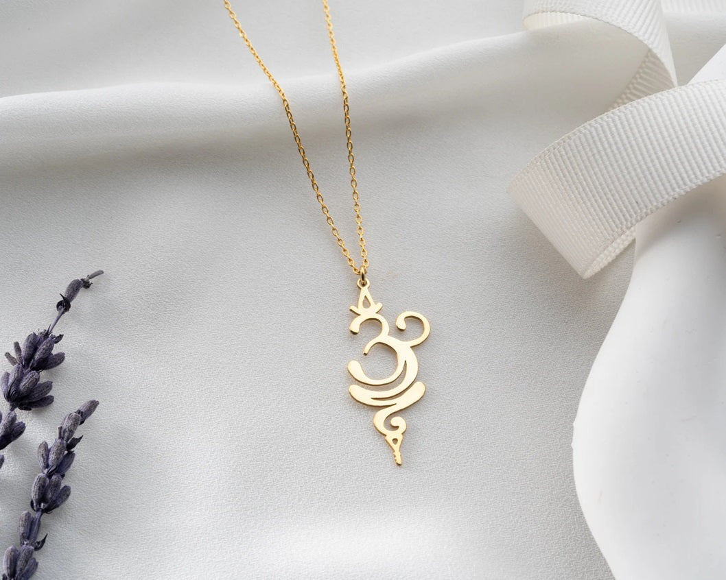 Om 925 Silver Necklace