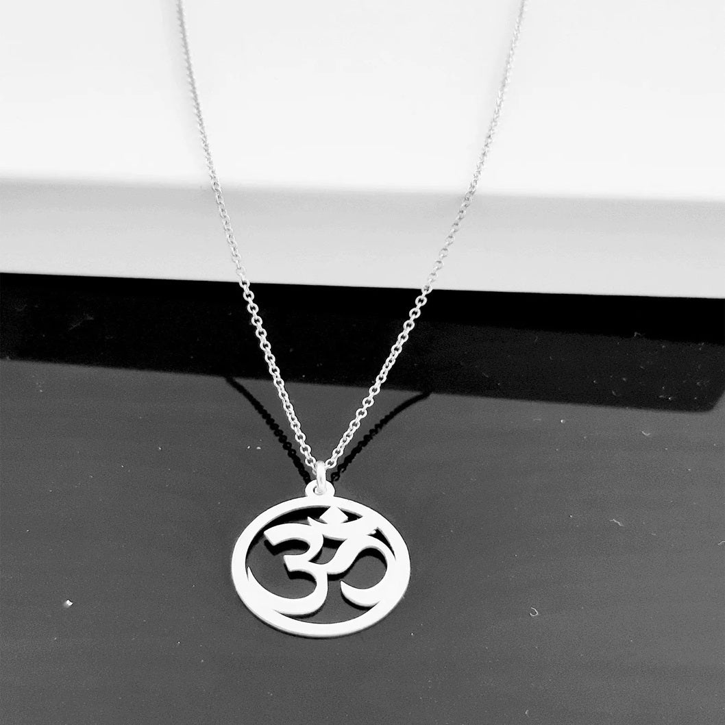 Om 925 Silver Necklace