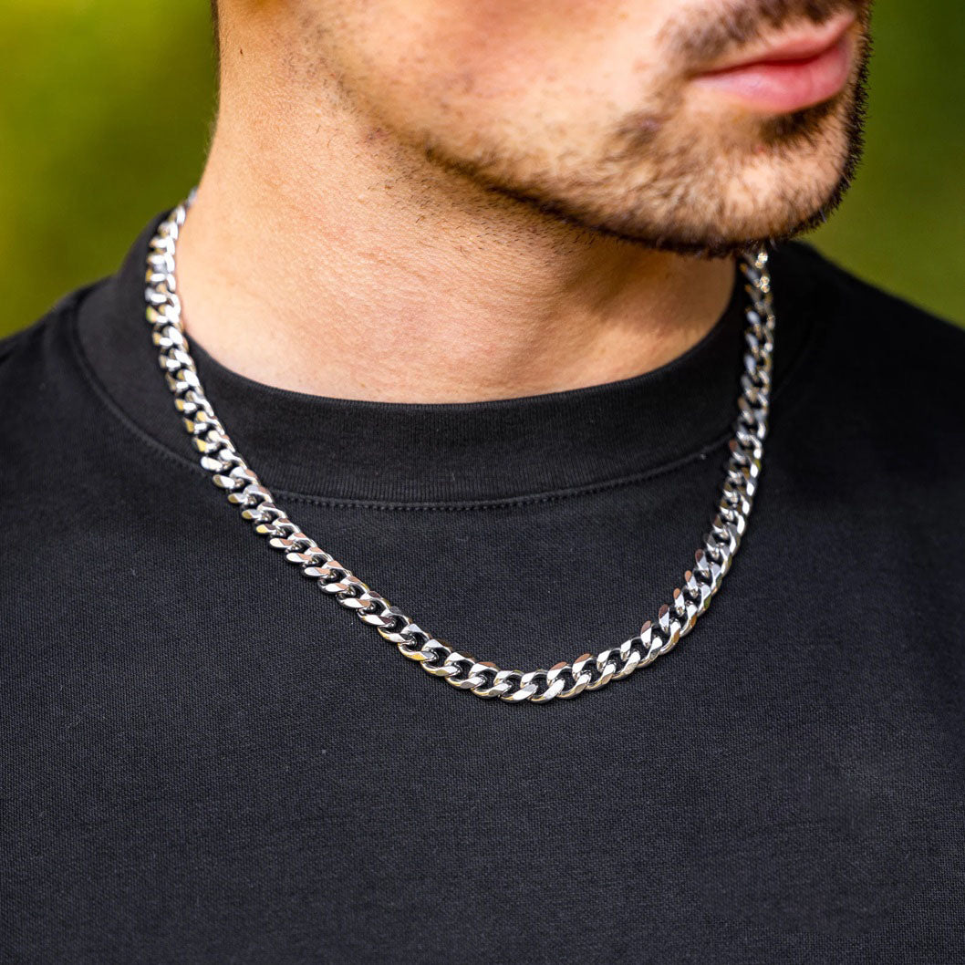 Choker 925 Silver Men's Chain