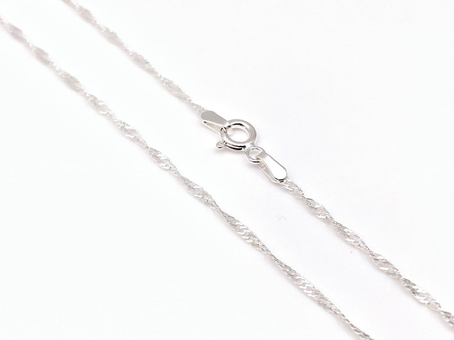 Singapore Twist 925 Silver Chain