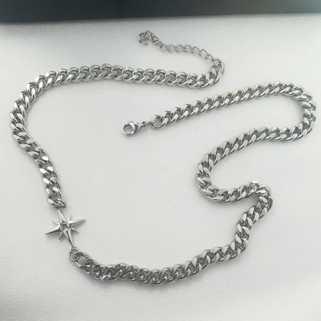 Star Link 925 Silver Men's Chain