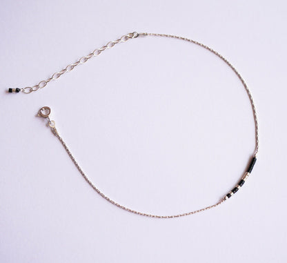 Delicate thin 925 Silver Anklet