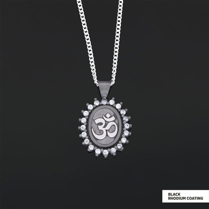 Om 925 Silver Necklace