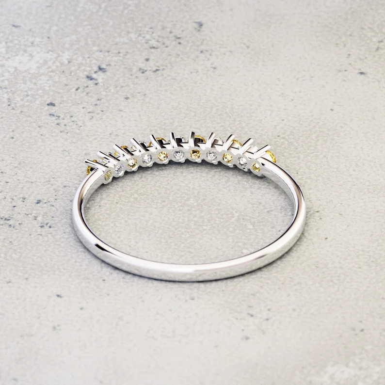 Alternating 925 Eternity Band