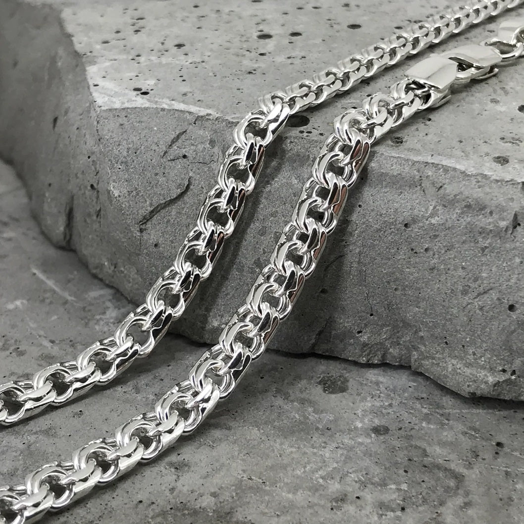 Byzantine 925 Silver Men's Chain