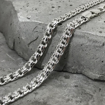 Byzantine 925 Silver Men's Chain