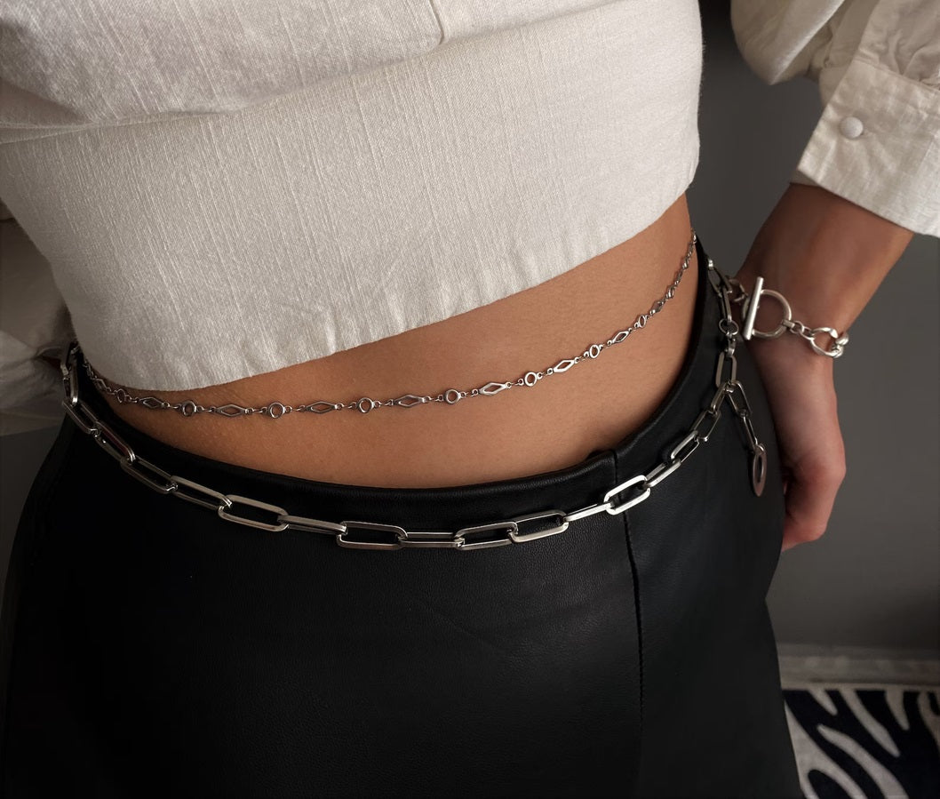 Delicate 925 Silver Waist Chain