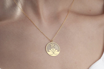 Om 925 Silver Necklace