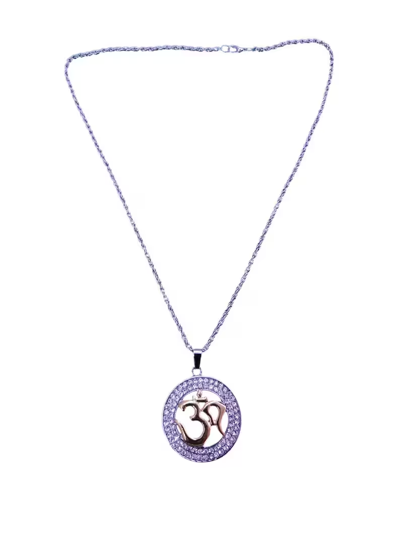 Om 925 Silver  Necklace