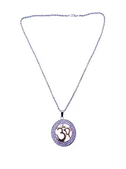 Om 925 Silver  Necklace