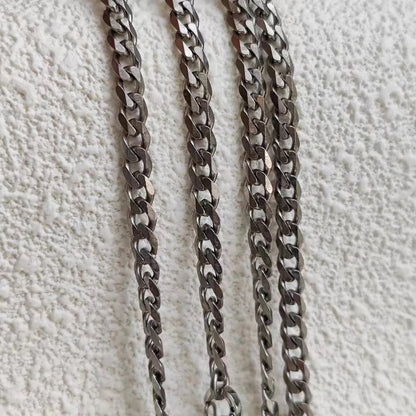 Titanium 925 Silver Men's Chain