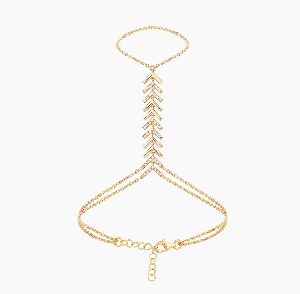 Vermeil 925 Silver Hand Chain