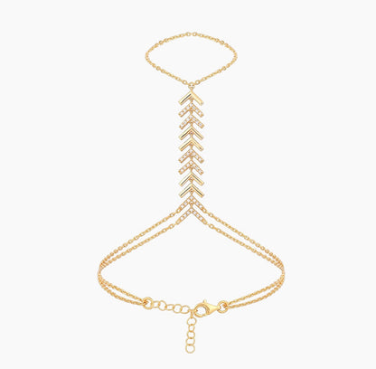 Vermeil 925 Silver Hand Chain