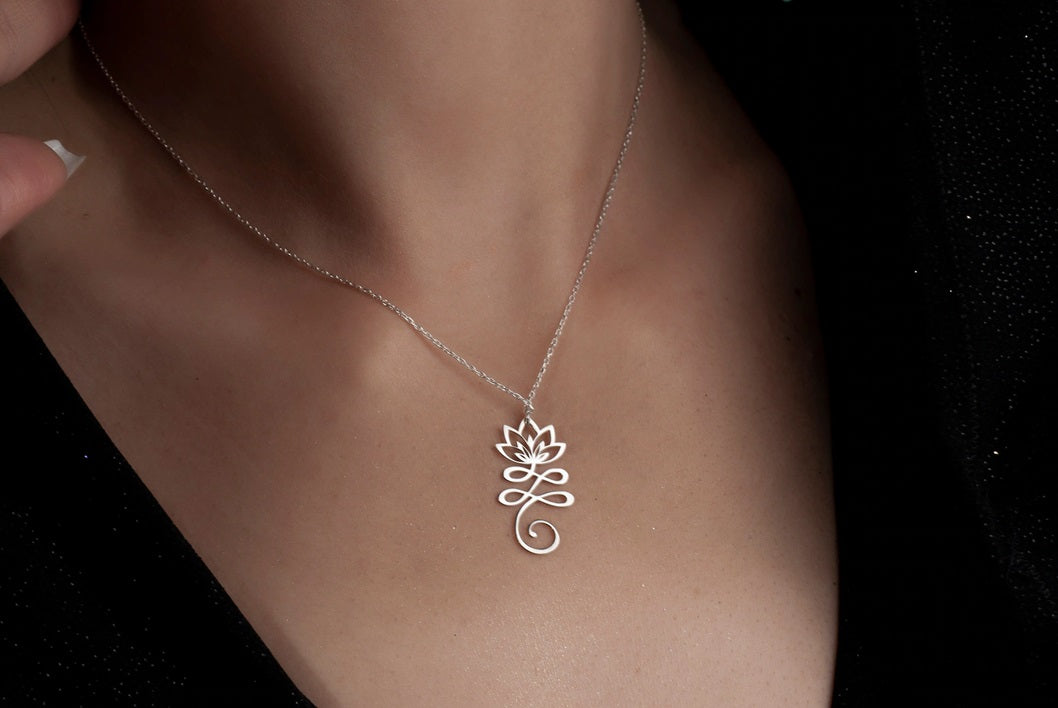 Om 925 Silver Necklace