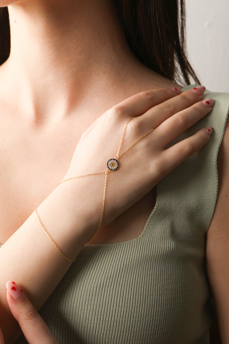 Minimalist 925 Silver Hand Chain