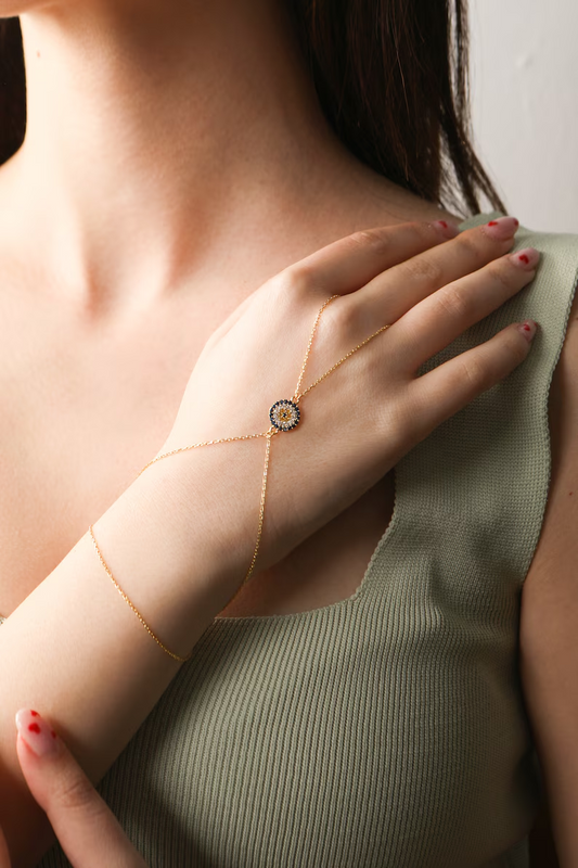 Minimalist 925 Silver Hand Chain