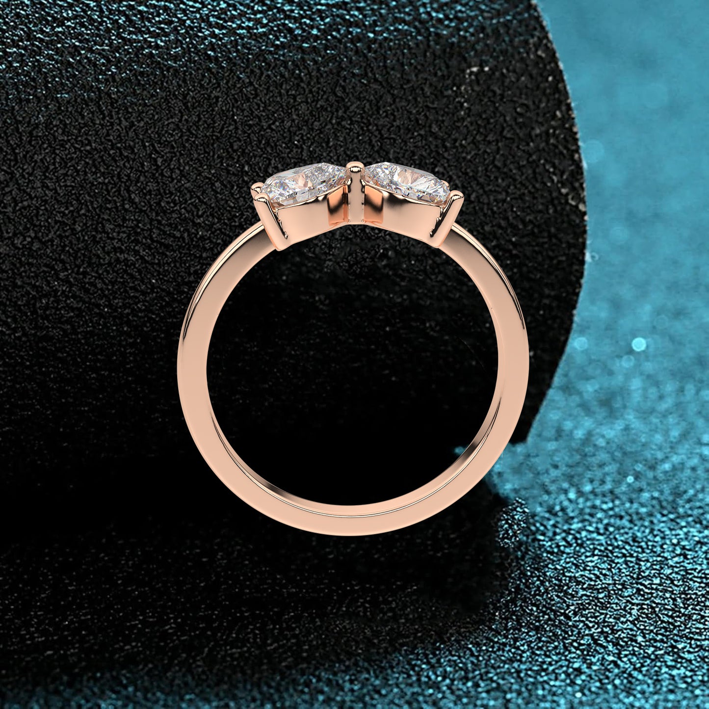 Rose gold Friendly 925 Silver Ring