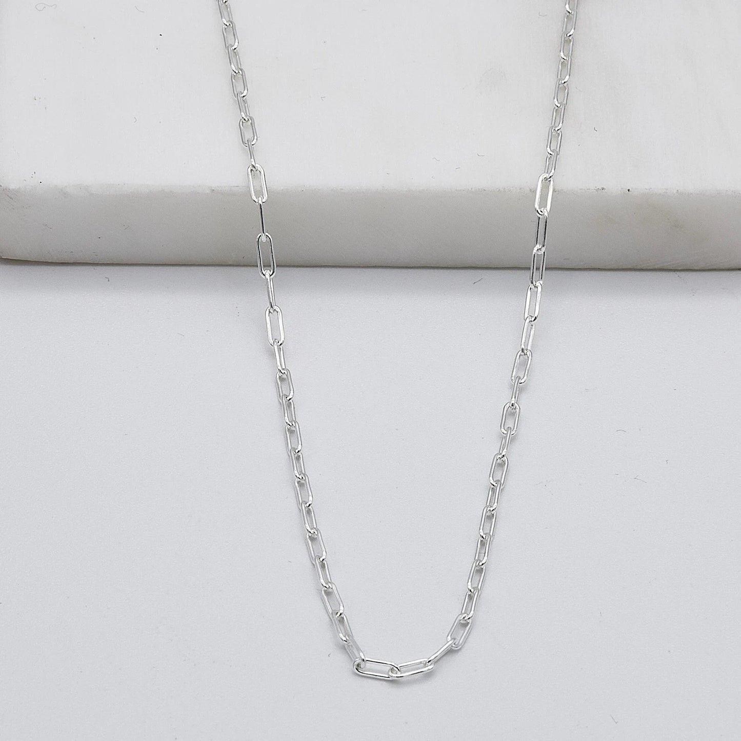 Paperclip 925 Silver Chain