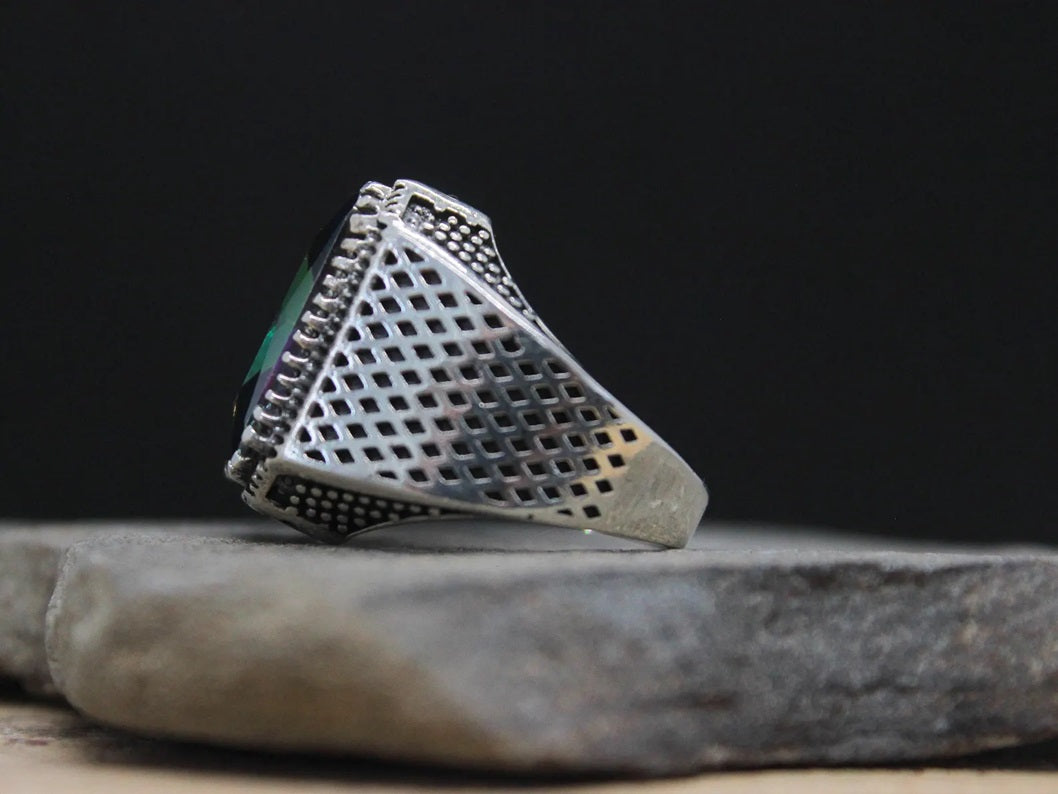 Alexa 925 Silver Men's Ring