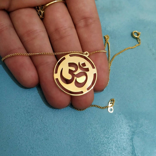 Om 925 Silver Necklace