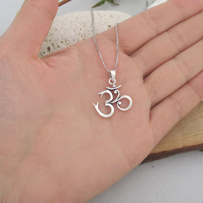 Om 925 Silver Necklace