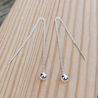 Little Ball Sui Dhaga 925 silver Earring