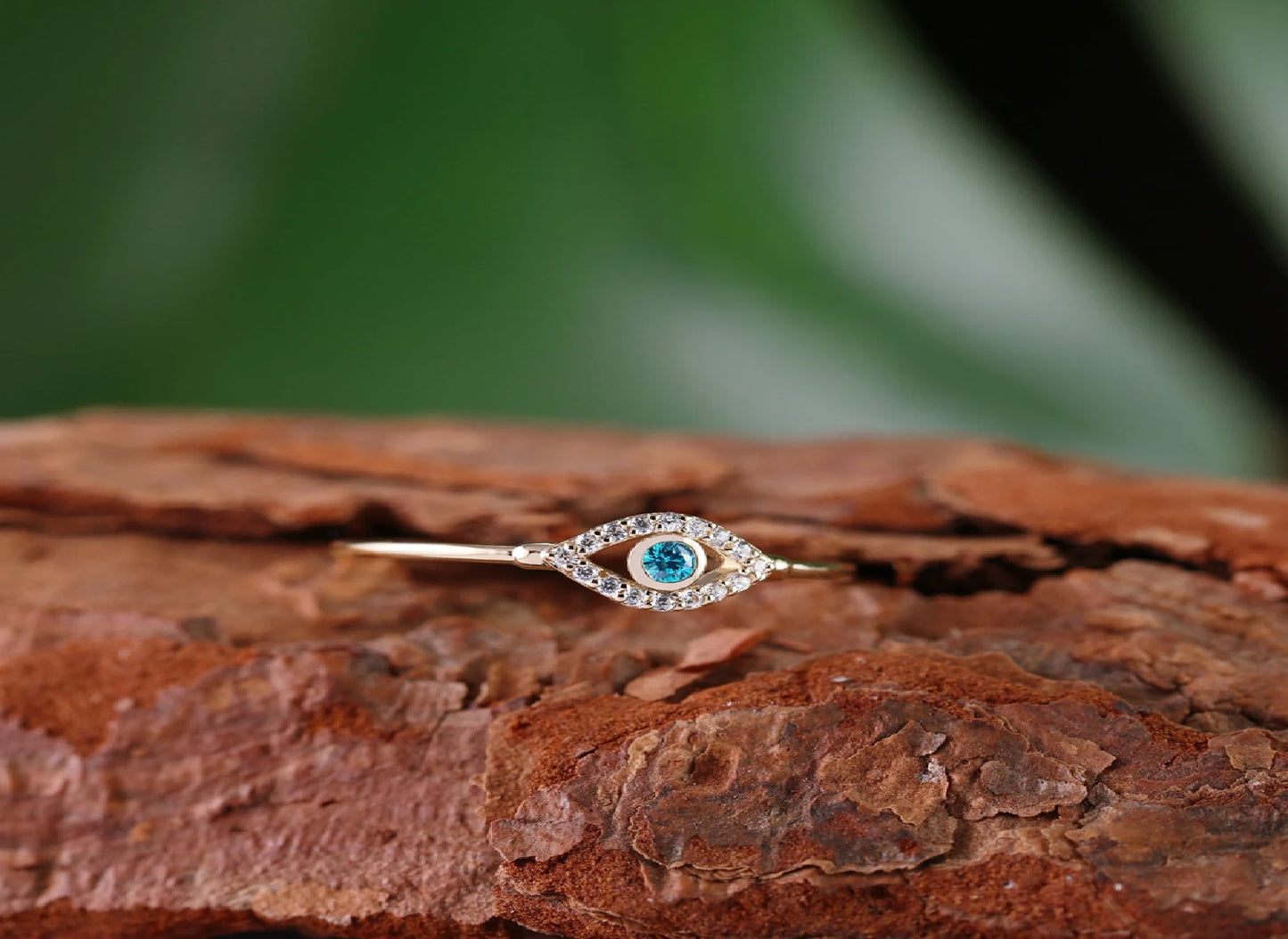 Stackable Evil Eye 925 Silver Ring