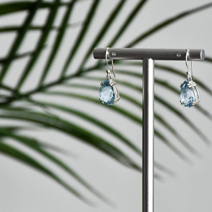 Natural 925 Silver Earring