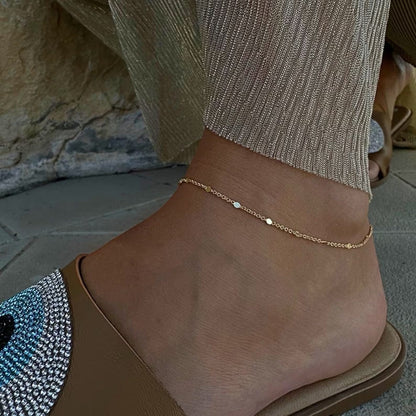 Minimalist 925 Silver Anklet