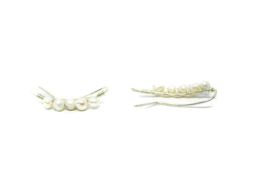 Real Pearl 925 Silver Earring