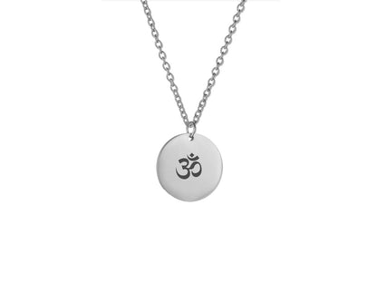 Om 925 Silver Necklace