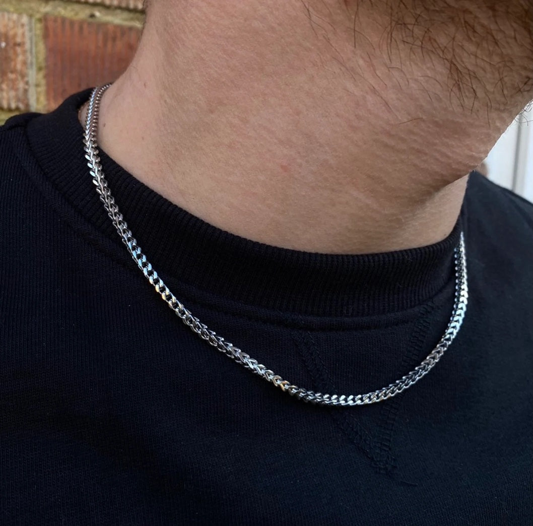 Franco 925 Silver Men's Chain