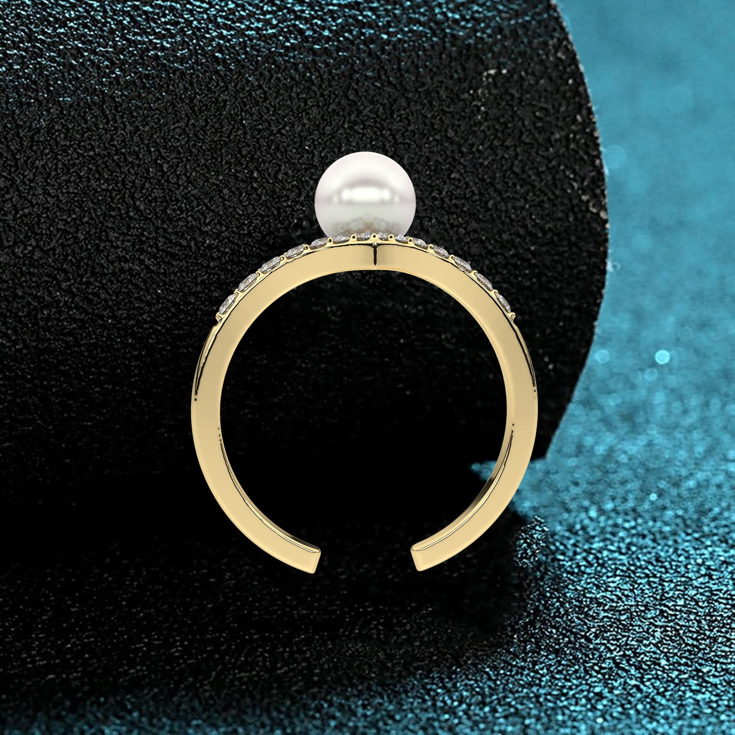 Yellow gold Trending 925 Silver Ring