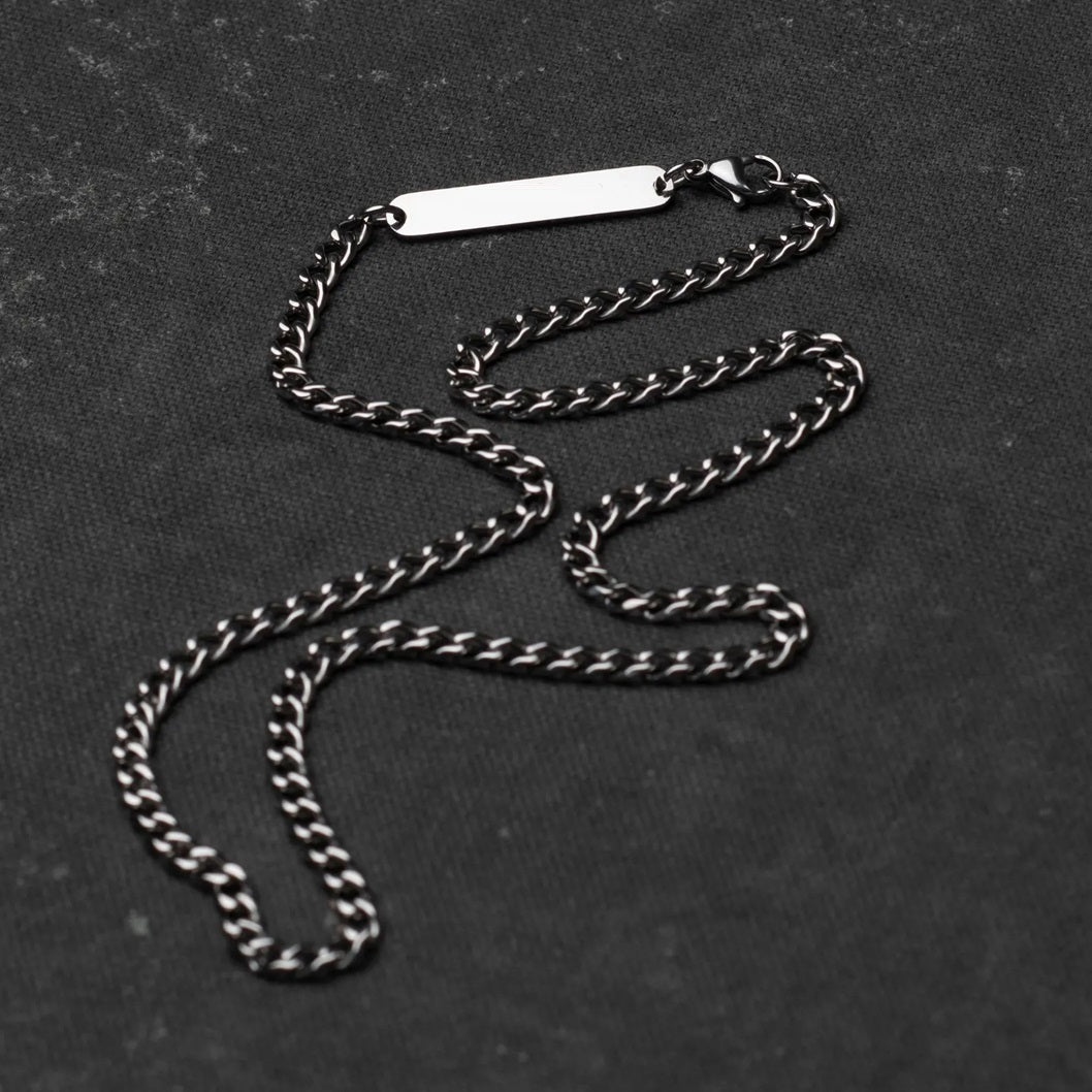 Curb 925 Silver Men's Chain