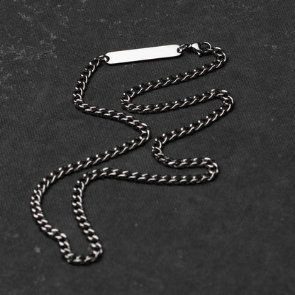 Curb 925 Silver Men's Chain