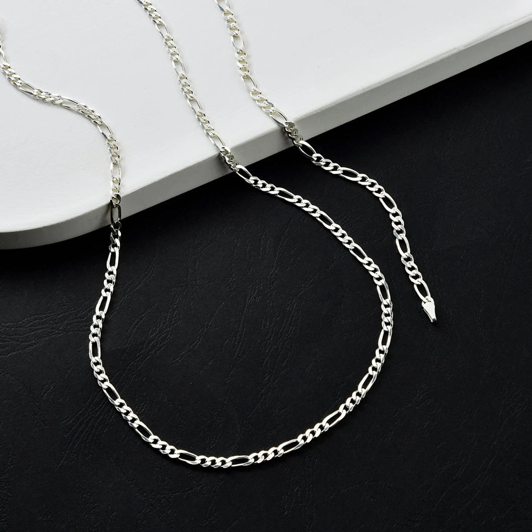 Figaro 925 Silver Men's Chain