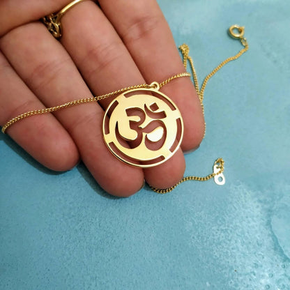 Om 925 Silver Necklace