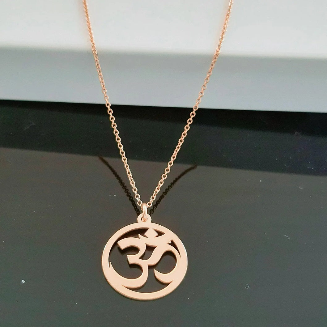 Om 925 Silver Necklace