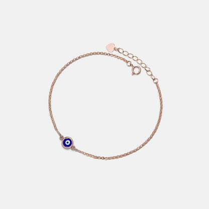 Evil Eye 925 Silver Anklet