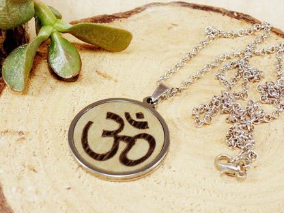 Om 925 Silver Necklace