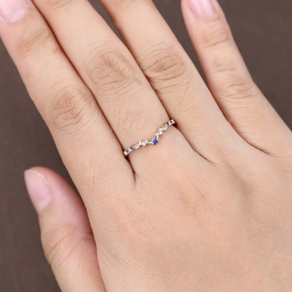 Sapphire 925 Eternity Band