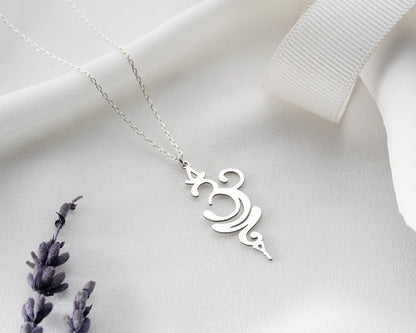 Om 925 Silver Necklace