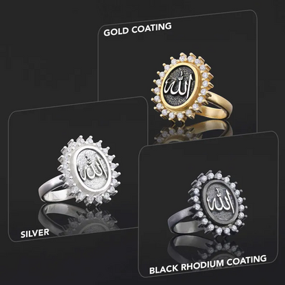 Allah 925 Silver Ring