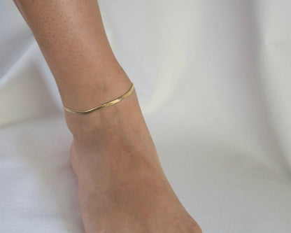 Trendy 925 Silver Anklet